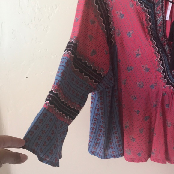 NWT Free People blouse in light cotton - Picture 2 of 5